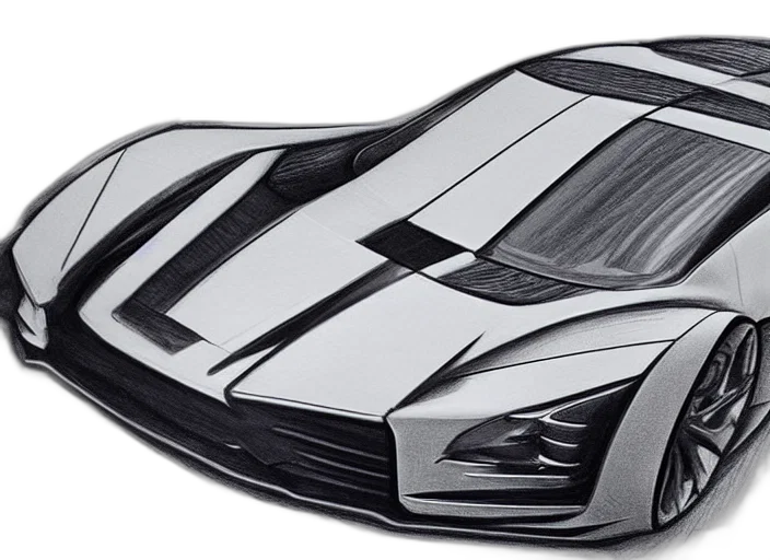 car, pencil sketch, photorealistic, concept art, 3d render, concept, non, coloring transparent PNG cut-out