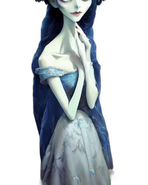dress, mask, staff, creature transparent PNG cut-out