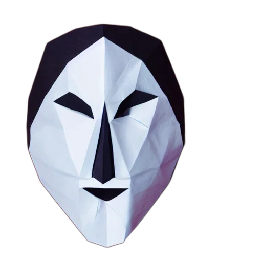 mask, face, jacket, crown, concept art, 3d render, pixel art, vaporwave transparent PNG cut-out