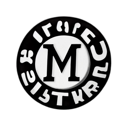 staff, 3d render, monochrome, letter, wooden, best, logo, black transparent PNG cut-out