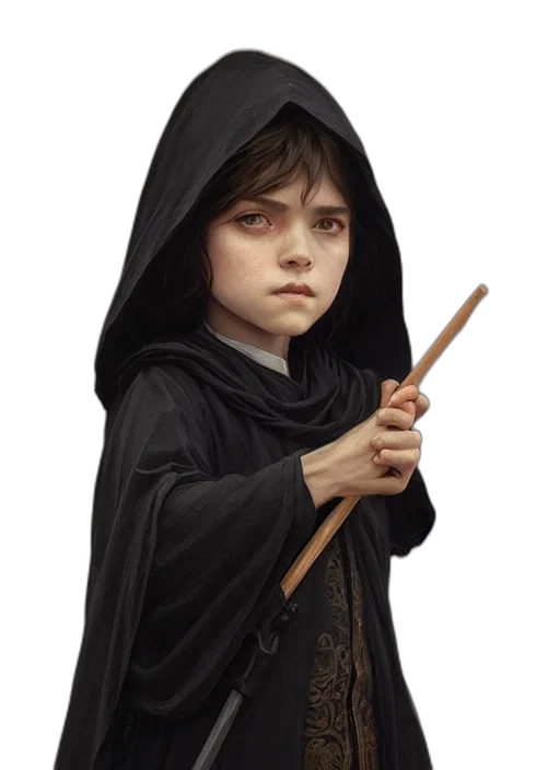 staff, sword, weapon, jacket, photorealistic, fantasy art, concept art, oil painting transparent PNG cut-out
