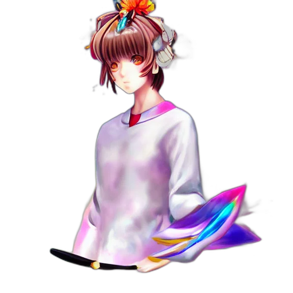 staff, crown, umbrella, pixel art transparent PNG cut-out