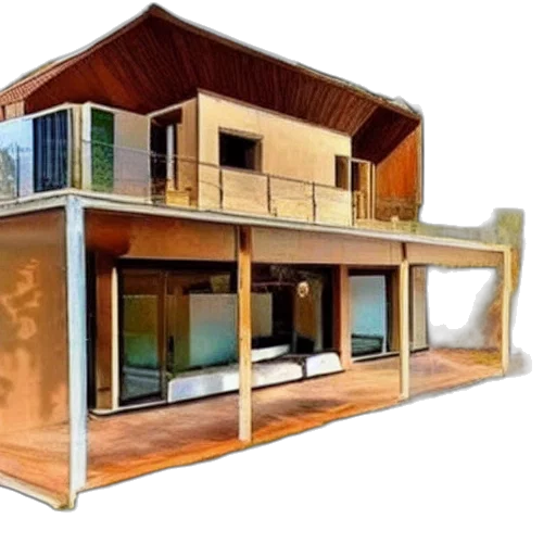 furniture, building, 3d render, photorealistic transparent PNG cut-out
