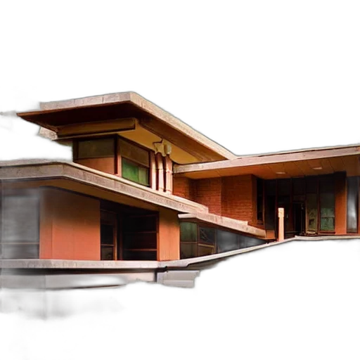 building, 3d render, photorealistic, concept art transparent PNG cut-out