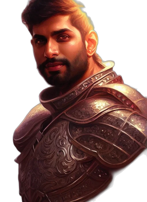sword, face, fantasy art, photorealistic transparent PNG cut-out