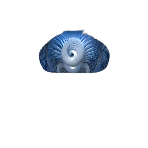 umbrella, creature, mask, animal, 3d render, photorealistic, vaporwave, concept art transparent PNG cut-out