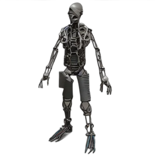 robot, creature, jewelry, animal, concept art, 3d render, cyberpunk, ugly transparent PNG cut-out