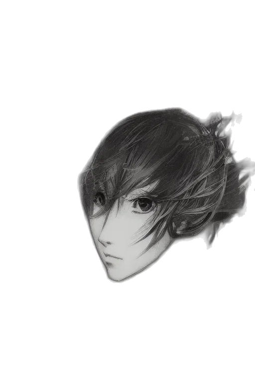 hair, face, mask, crown transparent PNG cut-out