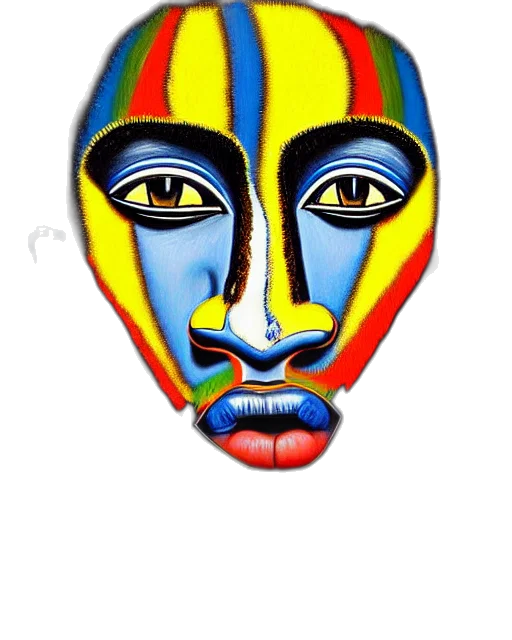 mask, face, crown, photorealistic transparent PNG cut-out
