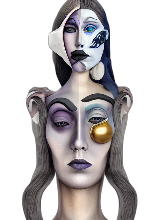 mask, face, crown, jewelry transparent PNG cut-out