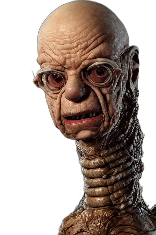 creature, face, mask, staff transparent PNG cut-out