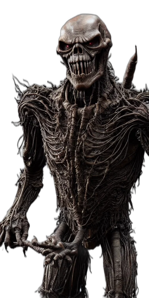 creature, hair, animal, robot, concept art, 3d render, photo, taken transparent PNG cut-out