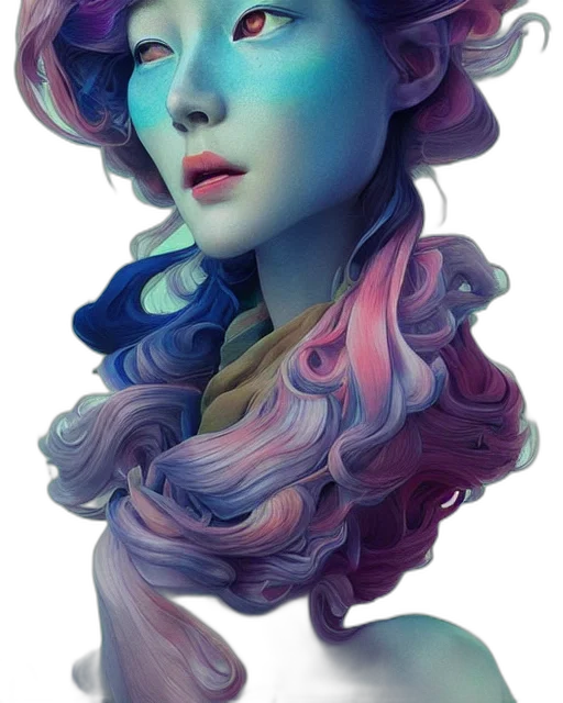 face, crown, mask, dress, fantasy art, photorealistic, concept art, oil painting transparent PNG cut-out