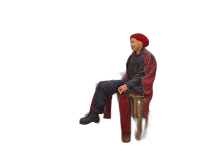 furniture, jacket, hat, staff transparent PNG cut-out