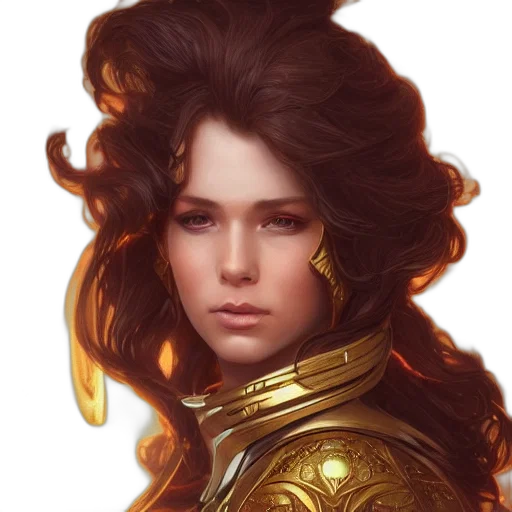 face, crown, hair, dragon transparent PNG cut-out