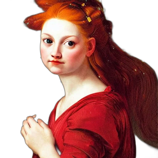 face, dress, hair, jewelry transparent PNG cut-out
