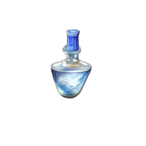 bottle, jewelry, crown, weapon, pixel art, concept art, 3d render, watercolor transparent PNG cut-out