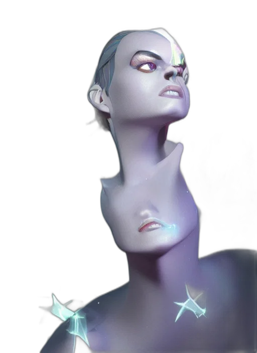face, jewelry, robot, staff transparent PNG cut-out