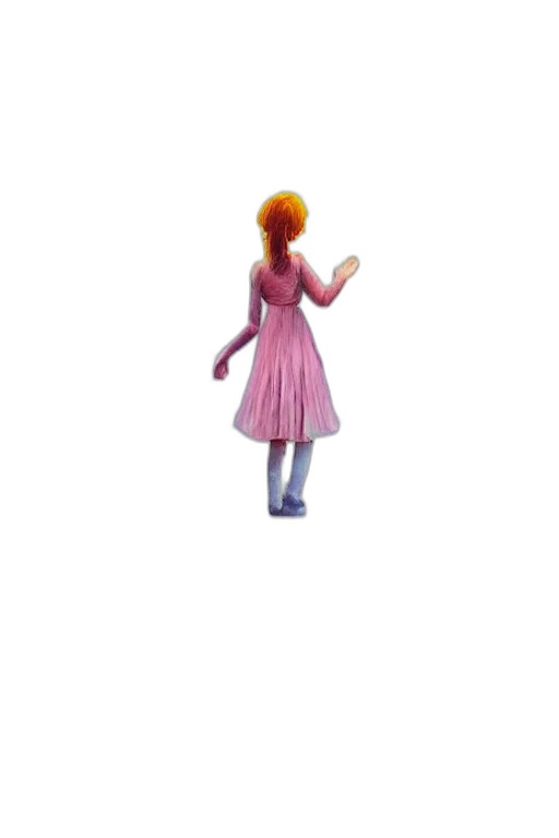 dress, staff, robot, creature, 3d render, concept art, pixel art, vaporwave transparent PNG cut-out