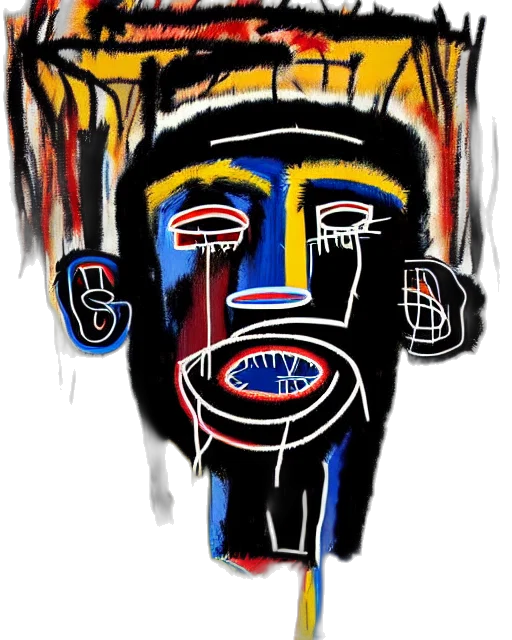 mask, face, crown, watercolor, concept art, oil painting, cartoon, dark transparent PNG cut-out