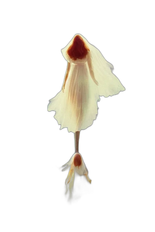 flower, hair, crown, animal, concept art, watercolor, 3d render, photorealistic transparent PNG cut-out