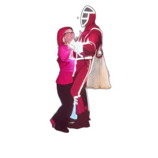 robot, dress, mask, jacket, 3d render, pixel art, concept art, anime transparent PNG cut-out
