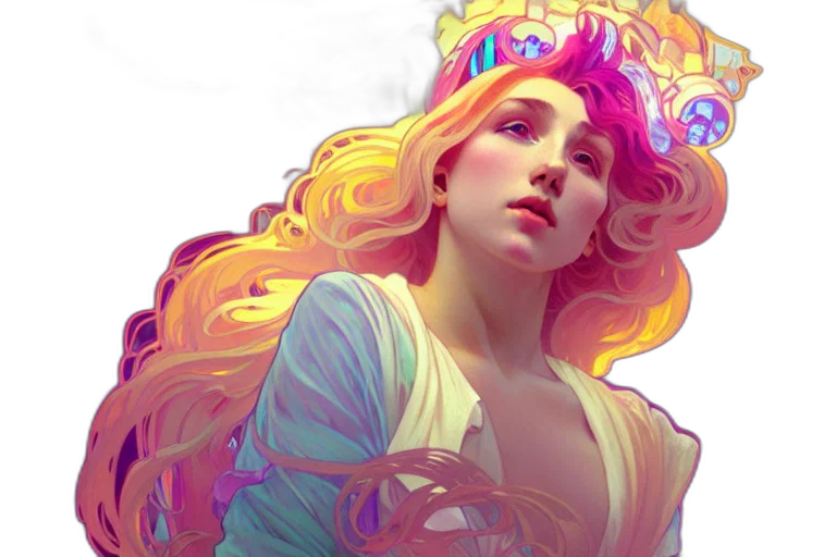 crown, fantasy art, photorealistic, concept art transparent PNG cut-out