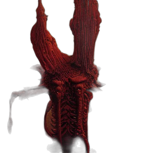 dragon, creature, hair, crown transparent PNG cut-out
