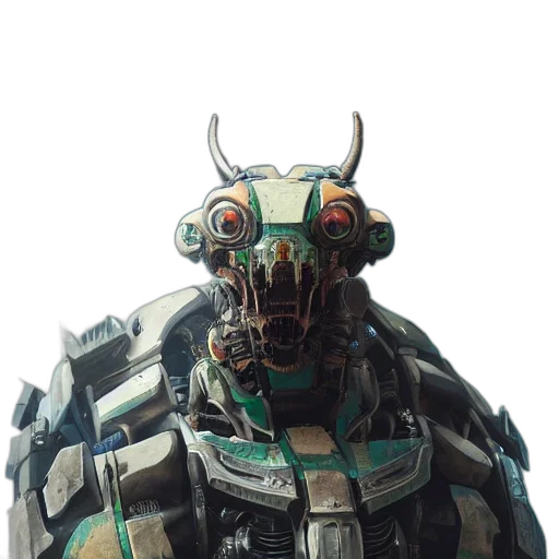 robot, mask, creature, animal transparent PNG cut-out