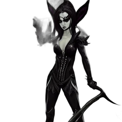 staff, mask, concept art, fantasy art, comic book art, pixel art, dark, monochrome transparent PNG cut-out
