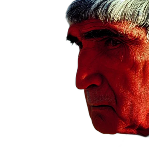 face, hair, mask, animal, photorealistic, outer space, portrait, president transparent PNG cut-out