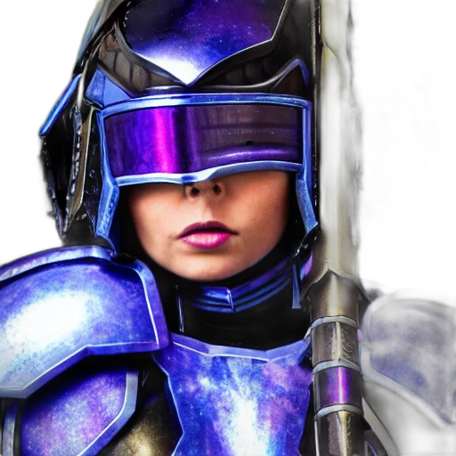robot, concept art, photorealistic, comic book art, 3d render, photo, female, warrior transparent PNG cut-out