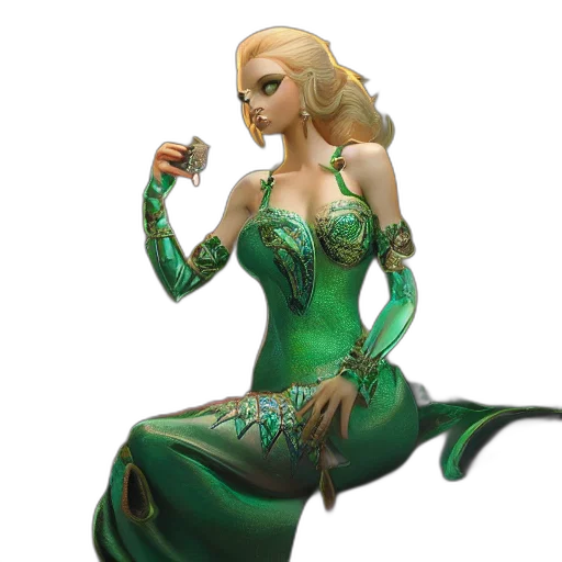 dress, dragon, fantasy art, concept art transparent PNG cut-out
