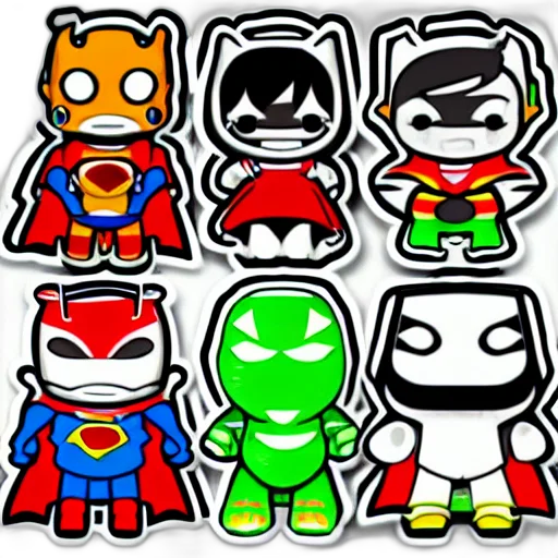 comic book art, concept art, cartoon, pixel art transparent PNG cut-out