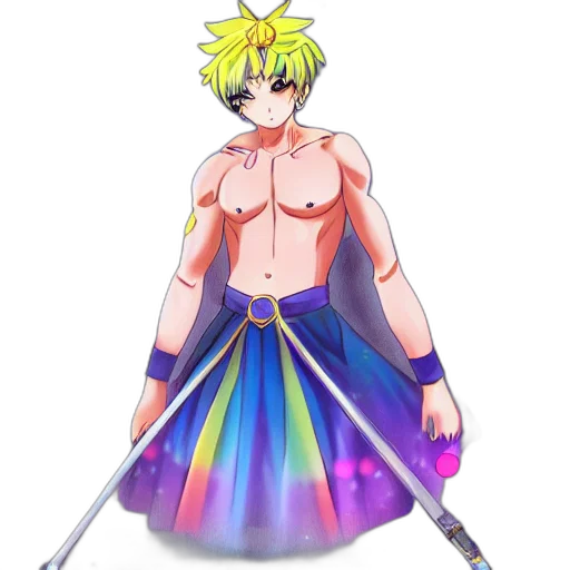 sword, staff, weapon, dress transparent PNG cut-out