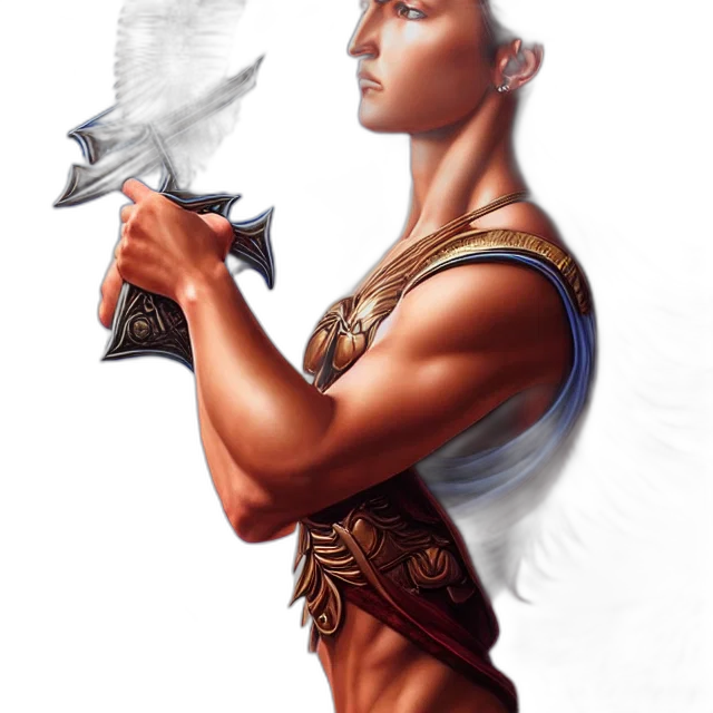 sword, weapon, staff, fantasy art, concept art, photorealistic, comic book art, amazon transparent PNG cut-out