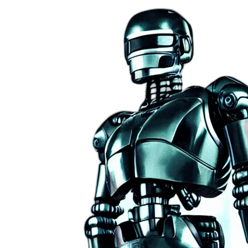 robot, concept art, comic book art, 3d render transparent PNG cut-out