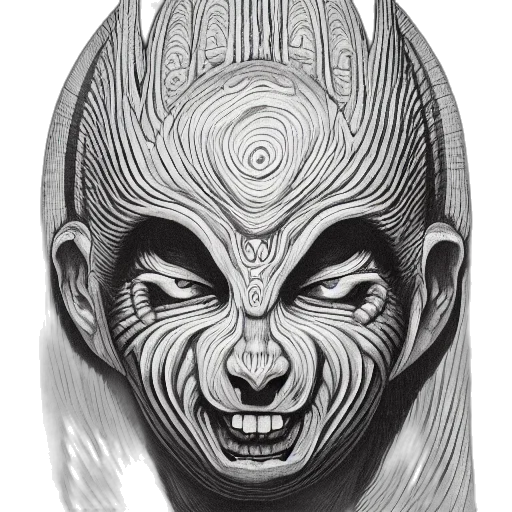 mask, face, creature, jewelry transparent PNG cut-out