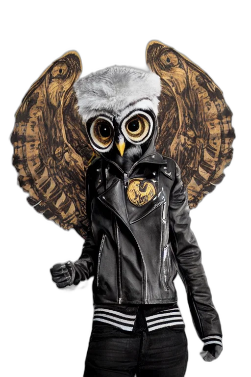 jacket, mask, concept art, photorealistic transparent PNG cut-out