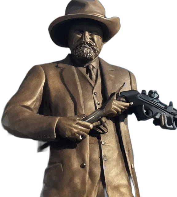 weapon, staff, face, hat, 3d render, concept art, photorealistic, photo transparent PNG cut-out
