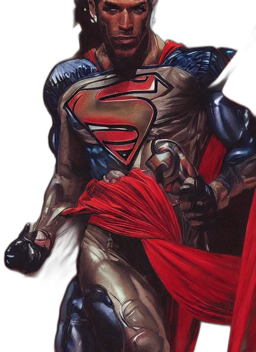 comic book art, concept art, portrait, crossfit transparent PNG cut-out
