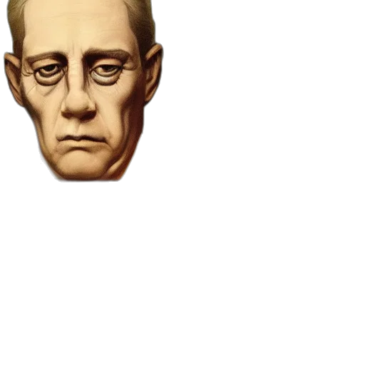 face, mask, photorealistic, pixel art transparent PNG cut-out
