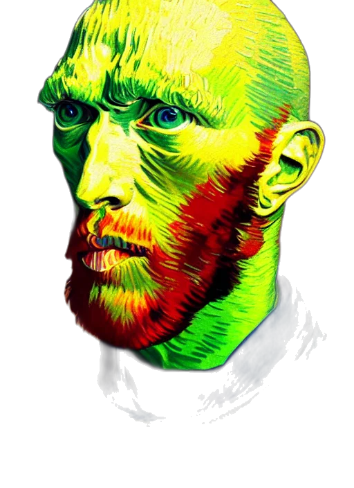 face, mask, creature, jacket, photorealistic, watercolor, pixel art, comic book art transparent PNG cut-out