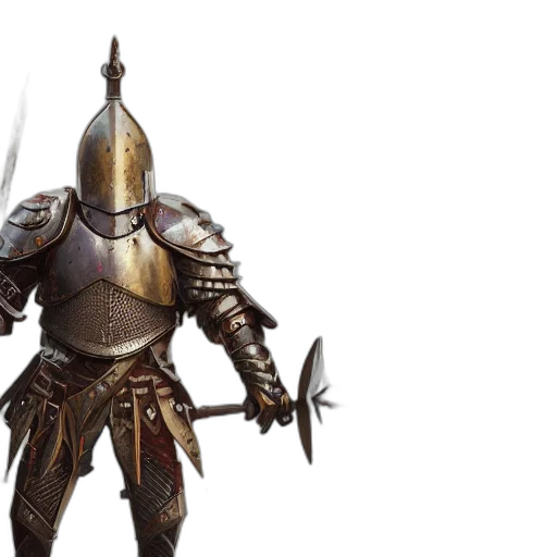sword, weapon, concept art, fantasy art, 3d render, warrior, knight, armor transparent PNG cut-out