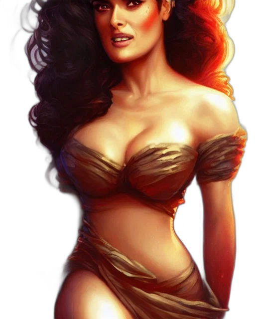dress, fantasy art, comic book art, concept art transparent PNG cut-out