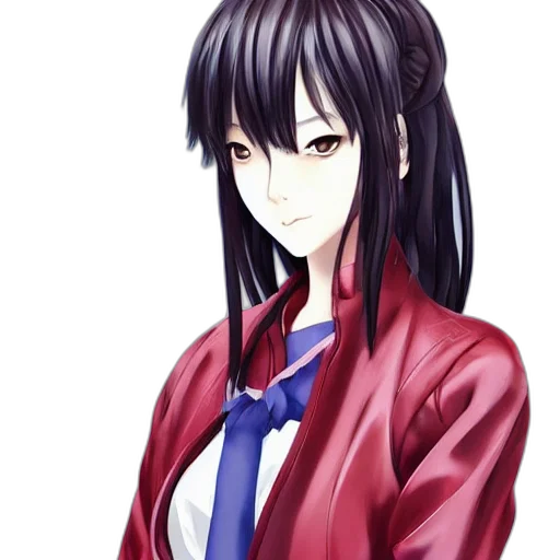 jacket, staff, face, anime, concept art, photorealistic, pixel art, rain transparent PNG cut-out