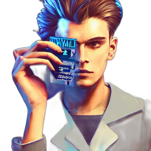 robot, jacket, face, mask transparent PNG cut-out