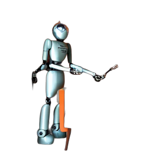 robot, staff, weapon, concept art transparent PNG cut-out
