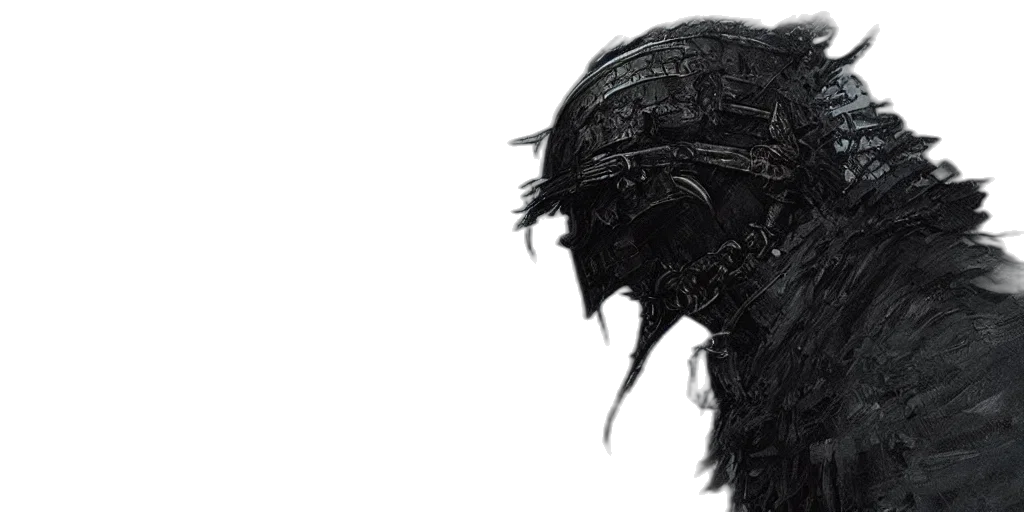 mask, face, hat, creature, concept art, 3d render, fantasy art, comic book art transparent PNG cut-out