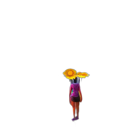 hat, staff, dress, umbrella transparent PNG cut-out